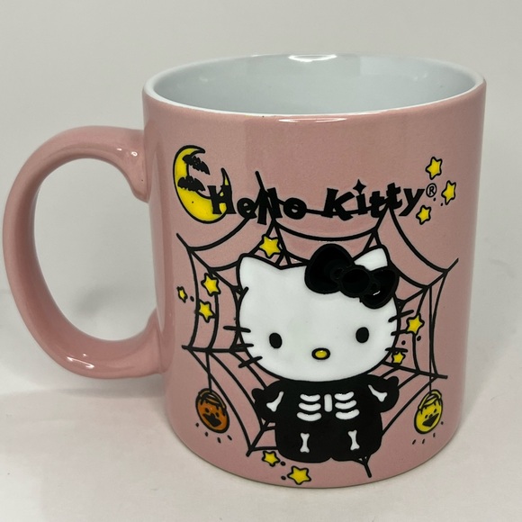Hello Kitty Halloween Mug Set of 3 Frankenstein Mummy & Skeleton - Picture 8 of 14
